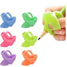 6PCS Pencil Adapter For Kids, Children's Pencil Holder Writing Posture Correction Tool For Pencils, Pencil Adapter Pencil Grip Tool - Multicolor - View 9