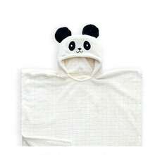 TDHD Coral Fleece Hooded Cartoon Animal Cloak Bath Robe, Fade Resistant, 100% Cotton, Kids Towel, Grade A - Multicolor - View 8