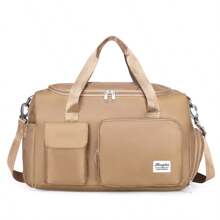 Summer New Arrival Nylon Travel Bags For Women & Men – Mother's Day Gift With Dedicated Shoe Compartment, Expandable Waterproof Duffle Bag For Gym/Weekend/Vacation, Foldable Lightweight Luggage With Dry-Wet Separation, Sakura Pink Carry-On Bag For Beach, College, Hospital, Holiday Trips (2025 Summer Collection)
