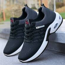 Men Casual Athletic Shoes - 9303 Black - View 2