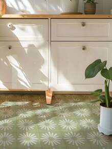 10pcs Tile Stickers Matte Texture Home Decal Vintage Waterproof Removable Mural Decor Peel Stick DIY Bathroom Kitchen Decoration -15*15cm,20*20cm