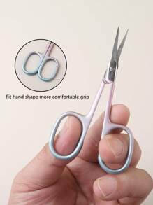 1 pièce de coupe-cuticules multifonction en acier inoxydable arc-en-ciel, outil de coupe d'ongles pour éliminer les peaux mortes, convient aux hommes et aux femmes