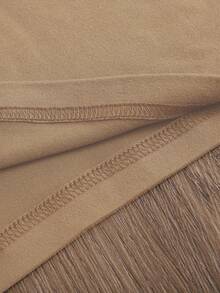 Áo thun tay ngắn nữ, Áo thun thể thao cổ tròn thoải mái thường ngày cho nữ, Áo nữ, Quần áo xuân/hè, Quà tặng ngày lễ, Áo thun tay ngắn mùa hè cho nữ - Màu Khaki - Xem 4