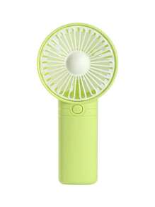 1 pièce Mini ventilateur portable rechargeable, ventilateur portatif alimenté par batterie pour rafraîchissement d'été, design simple pour la maison, les études, le bureau, les voyages et l'utilisation quotidienne, rafraîchissement d'été, plage, voyages