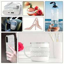 仿珍珠水钻条配饰、水钻贴纸、自粘式 DIY 配饰、婚纱、鞋子、包包、服装配饰、装饰品