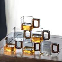 12/6/4/2pcs 150ml Elegant Cute Heat-Resistant Transparent Glass Cups, Tea Cups, Espresso Glasses, Chinese Kung Fu Tea Cups, Cup Sets, Suitable For Home, Party, Cafe, Wedding, Office, Mother's Day As Gracious Gifts - Clear - View 10