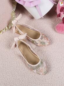 Neue Mode-Sommerschuhe mit spitzer Kappe, Spitzenschuhe für Teenager-Mädchen Studentinnen in Große Größen, flache Lederschuhe für den Außenbereich und Lässig, spitzschuhige Studentenflatschuhe für Uni-Campus, Weiße Hochzeitsschuhe