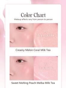 HOLIKA HOLIKA LUMINOUS MILKFIT 腮红 05 芋头牛奶色，节日好心情提亮，柔滑牛奶光泽妆效，轻盈易晕染，水润蜜桃光泽，青春柔焦效果，微妙雾面滤镜，珠光光泽，持妆12小时，防汗，新手友好，韩式彩妆，4毫升/0.13液盎司 - 05 TARO MILK - 查看 7