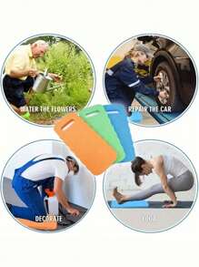 1 pieza Rodillera de espuma EVA, Almohadilla de rodillas de jardín, Soporte de rodillas, Alfombrilla de rodillas de baño, Almohadilla de rodillas multifuncional para jardinería, limpieza, yoga, oración, deporte