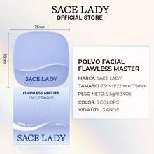 SACE LADY Flawless Master Polvo Facial – Control de Brillos, Resistente al Agua y Protección Solar SPF30 PA+++ - #C00 - Ver 10