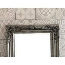 DOWNTON INTERIORS Tall Antique Silver Full Length Dressing Wall Mirror With Bevelled Glass - Overall Size: 142 Cm X 47 Cm - 1 - View 5