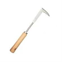 1pc Stainless Steel Gap Weeding Tool, L-Shaped Multi-Purpose Garden Hand Tool, Metal Handle, For Clearing Weeds On Yard, Patio, Driveway