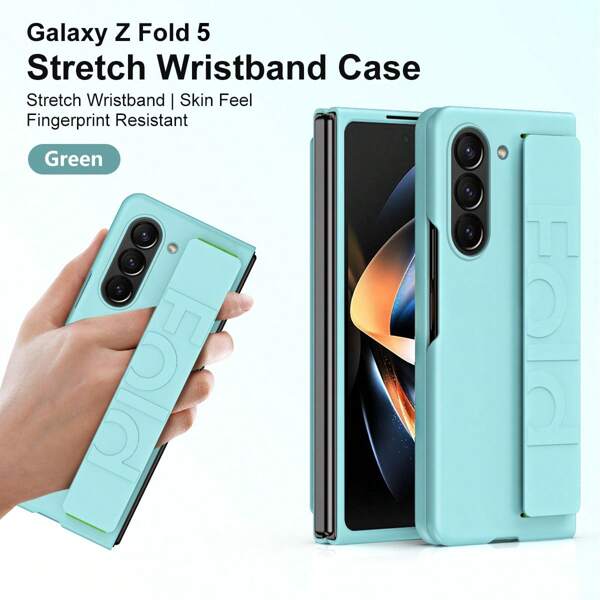 Compatible con Samsung Z7,7, Z'6, Z"5, Z "4, Z '3, Z 2 Phone, protección de cobertura completa, funda protectora de teléfono con correa de muñeca E", moda premium, correa para muñecas E" para negocios, carcasa de textura para S23/S24/ S25 Ultra