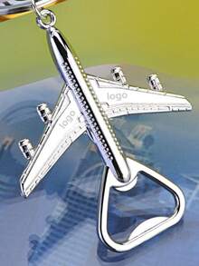 3pcs Creative Airplane Bottle Opener, Customizable Metal Beer Bottle Opener, Home/Portable Use, Gift For Father - Multicolor - View 3