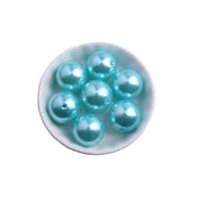 High Quality 20mm 10/20pcs Pack Random Mix Colorful Color Acrylic Faux Pearl Beads For Chunky Bubblegum Necklace Bracelet Beaded Pen Keychain Jewelry Making