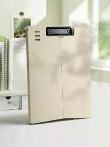 1 قطعة لوحة إرفاق قابلة للطي عمودية لتنظيم الملفات، أفقي أو عمودي متاح ، لوح كتابة محمول للتلخيص والتنظيم، لوحة بلاستيك بسيطة، مناسبة لإدارة مستندات العائلة، كتابة ورق A4، رسم الوقت الحر، لوازم المكتب، أعمال يدوية، أثاث المنزل، لوازم رسم ولوحات السفر