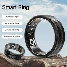 Anillo inteligente rastreador de salud, Anillo inteligente para hombres, Anillos de salud para mujeres y hombres, Baterías de larga duración Anillo de sueño - Negro - Ver 13