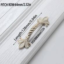 1 件实心锌合金橱柜门抽屉旋钮把手，豪华宫廷风格家具衣柜拉手 - 彩色 - 查看 7