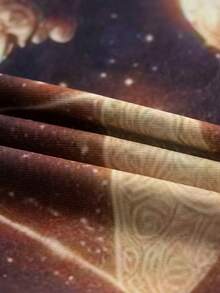 Men's Libra Zodiac Constellation Print Casual Boxer Brief - Navy Blue - View 5