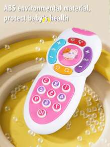 Baby Remote Control Toy Baby Early Education Mobile Phone With Soft Lighting And Gentle Lullabies - Soothing And Educational