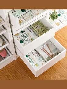 Shelf Liners, Cuttable Multipurpose Drawer Liners, Cute Cartoon Printed Non-Stick Pads, Waterproof, Oil-Proof, Moisture-Proof And Dust-Proof Drawer Paper, Non-Slip And Non-Stick Liners For Wardrobes, Shoe Racks, Drawers, Cabinets, Shelves, Drawers, Shoe Cabinets, Racks And Counters, Home Decor, Kitchen Gadgets, Kitchen Organizers And Storage, Kitchen Storage Boxes And Lockers, Kitchen Accessories