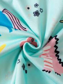 BrownBark 6 قطع/مجموعة ملابس كاجوال للبنات، ملابس علوية بطبعة ديناصور+توب أكمام قصيرة+شورت كاجوال، ملابس منزلية مريحة للأطفال