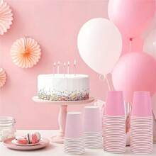 Disposable Paper Cups, Colorful, Craft, Plain, Cute