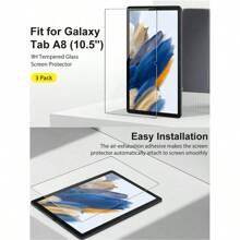3 Paquetes Protector de pantalla compatible con Galaxy Tab A8 10.5, Tab A7 Lite 8.7 pulgadas, Tab A9 8.7 pulgadas, Tab S6 Lite 10.4 pulgadas, Tab A7 10.4 pulgadas, Tab A8 10.5, Tab S9 FE 5G, Tab A9+ Plus 11 pulgadas, Tab S9 FE Plus, Tab S9 Plus 2023/Galaxy Tab S8 Plus 2022/Galaxy Tab S7 FE/Galaxy Tab S7 Plus 12.4 pulgadas.
