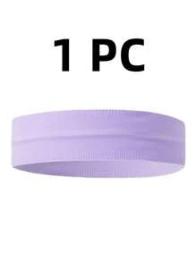 1/4pcs Sweat-Absorbent Sports Headband Elastic Knotted Turban Hair Wrap Breathable Yoga Gym Hairband