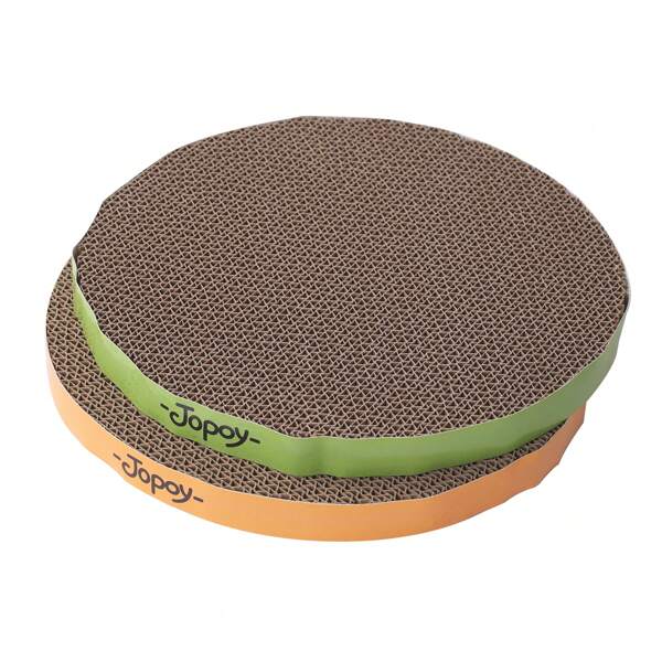2 pièces Tampons de rechange pour griffoir rotatif pour chat, jeu actif, carton ondulé naturel, soutient les comportements des animaux de compagnie, soulage le stress