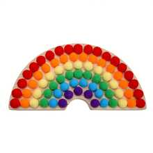 1 Set Rainbow Blocks Pinch Ball Toys Tweezers Pinch Ball Toys Children's Early Education Educational Hands-On Toys Exercise Hand-Eye Coordination Halloween Birthday Gifts Christmas Gifts - 1set - View 8