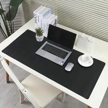 1 buc. Covoraș de birou mare, impermeabil și antiderapant - Covoraș de mouse și husă pentru tastatură din piele artificială, design dreptunghiular, potrivit pentru spații de studiu și de lucru, covoraș de birou pentru întoarcerea la școală