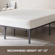 Sailvan 14 Inch Queen Bed Frame Black Heavy Duty Metal Platform Bed For Dorms Apartment Easy Assembly Black Bed With 1000lbs Capacity No Box Spring Needed Noise Free - asPic - View 4
