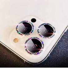 Colorful Camera Protector Film For Copatible With IP 16 14 15 Plus 15 Pro Max Clear Lens Protective Glass For Copatible With I 13 14pro 15pro 12 Mini 11 Back Cover Gift For Birthday, Family, Friends Sparkling Crystal, Lens Protector, Phone Accessories