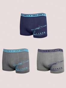 6 piezas braga Bóxer Niño Juvenil Preadolescente Cómodos Multicolor Licra Ajustables - Multicolor - Ver 5