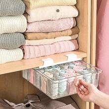 15 Grids Socks And Underwear Wall-Mounted Drawer Storage Box, Drawer Acrylic Storage Box Dustproof Storage Box For Socks And Underwear Tie