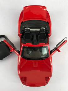 1 pièce Voiture de sport miniature en alliage de zinc 1:32, 14cm x 6cm x 4cm, 184g. Portes, coffre et toit ouvrants, roues roulantes avec suspension, effets lumineux et sonores. Idéale pour les enfants, les collectionneurs, cadeaux d'anniversaire et de fêtes, rentrée scolaire