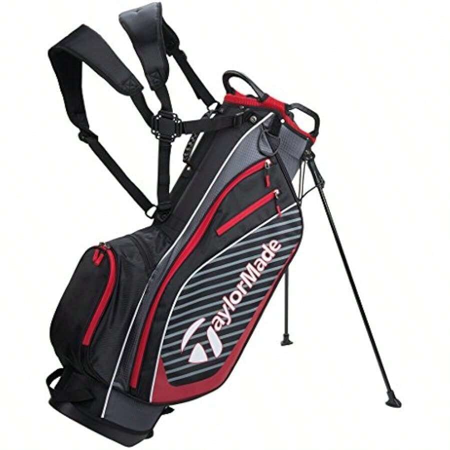 Pro Stand 6.0 Golf Bag - Black/Red - View 1