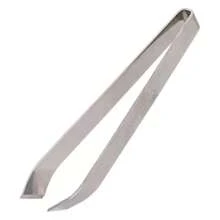 1pc Stainless Steel Pig Hair Plier, Fish Bone Plier, Chicken Feather Duck Feather Puller, Beard Tweezer, Thick Oblique Kitchen Hair Clip Pliers, Garlic Peeler