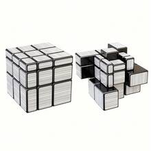 Mirror Magic Cube 2x2 3x3 Vàng và Bạc Sticker Cube, Hình khối đặc biệt Đồ chơi giáo dục Đồ chơi giải đố cho trẻ em được chỉ định cho cuộc thi, Đồ chơi trẻ em chất lượng cao Cube, Quà tặng cho trẻ em - Nhiều màu - Xem 4
