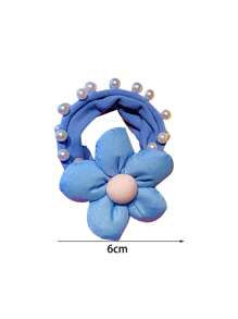 1pc High Elasticity Hair Scrunchies, Extra Wide Durable Hair Ties For Ponytail, Sweet & Cute Hair Accessories