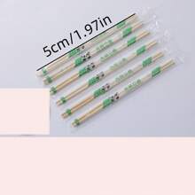 10pcs Premium Disposable Natural Bamboo Chopsticks, 1000 Pairs/Bag, Multi-Size Options For Takeout & Catering