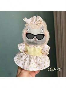 Plush Doll Outfit, Only Clothes (No Doll), 17CM Doll Dress, Casual Sportswear Full Set, Accessories - Multicolor - View 9
