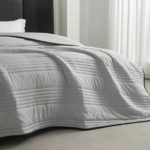 1pc Baby/Kids Bedding, Solid Color All-Season Thin Duvet, Ultra-Soft Breathable Lightweight Bed Quilt, Machine Washable, Suitable For Bedroom, Sofa, Outdoor Travel, Warm Decor Thin Blanket - Multicolor - View 8