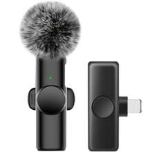 Wireless Lavalier Microphone For Phone TypeC Lapel Mics Plug-Play 2.4G Ultra-Low Delay Built-In Noise Reduction Chip Working Time For Video Recording Interview Podcast Vlog