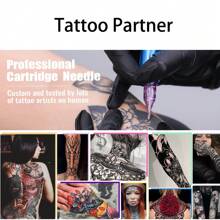 Shmian 10Pcs Disposable Tattoo Cartridges Needle RL Round Liner Shader Tattoo Needle For Tattooing Machine Supply