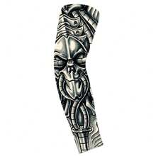1/6pcs Temporary Tattoo Arm Sleeves Arts Fake Slip On Arm Sunscreen Sleeves Body Art Stockings Protector -Designs , Tiger, Dragon, Skull, And Etc Unisex Stretchable Cosplay Accessories, Temporary Tattoo Arm Sleeves Arts Fake Slip On Arm Sunscreen Sleeves Body Art Stockings Protector -Designs , Tiger, Dragon, Skull, And Etc Unisex Stretchable Cosplay Accessories