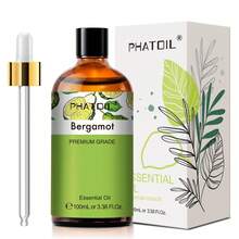 Bergamot Essential Oil (3.38 oz) Pure and Natural Bergamot Oil for Candle Making, Diffuser, Massage 100ml - 100 ml - Übersicht 2