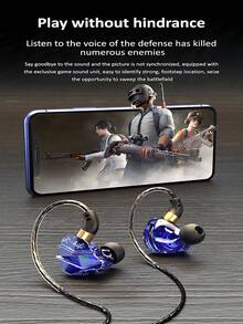 KZ VAORLO 3.5mm AUX/Type-C 数字 9D 高保真深沉低音耳机，适用于音乐、运动、游戏，带麦克风，有线入耳式耳机，兼容三星安卓电脑 - 彩色 - 查看 11