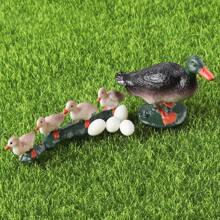 Children's Cognitive Animal Simulation Model Farm Poultry Hen Duck Goose Lay Eggs Toy